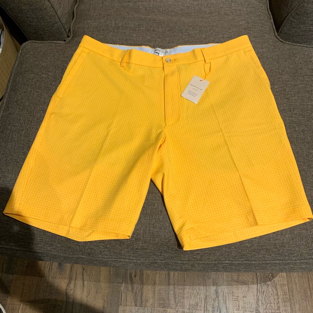 Peter Millar Luxury Monogram Casual/Golf Shorts